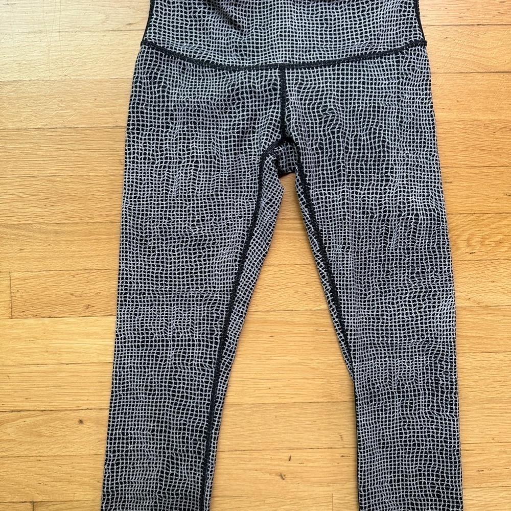 Lululemon Wunder Under Pant Iii Fall Net White Bl… - image 4